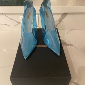 Yeezy Season 7 Transparent Pumps Heels
